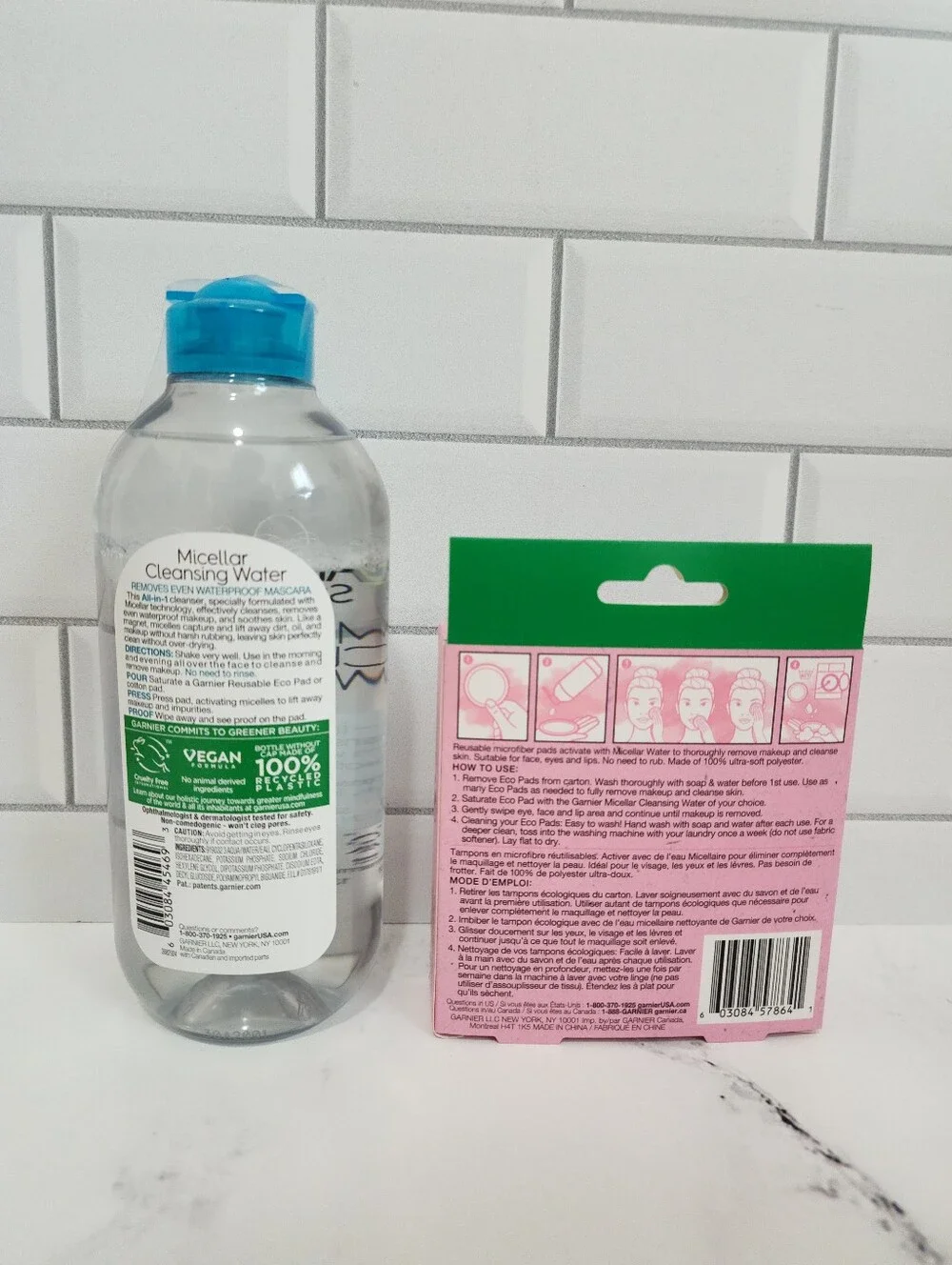 Garnier Micellar Water + Micellar Cleansing Eco Pads
